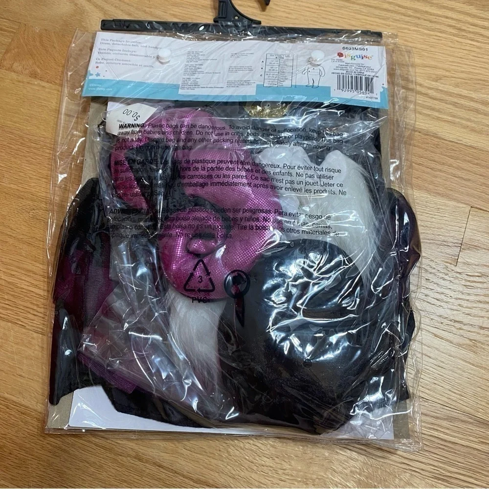 Disney Baby Ursula Costume NEW Sz 6-12 Months Purple Wig - Picture 2 of 2